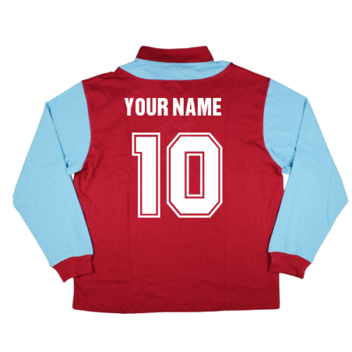 Aston Villa 1935-36 Retro Football Shirt (Your Name)