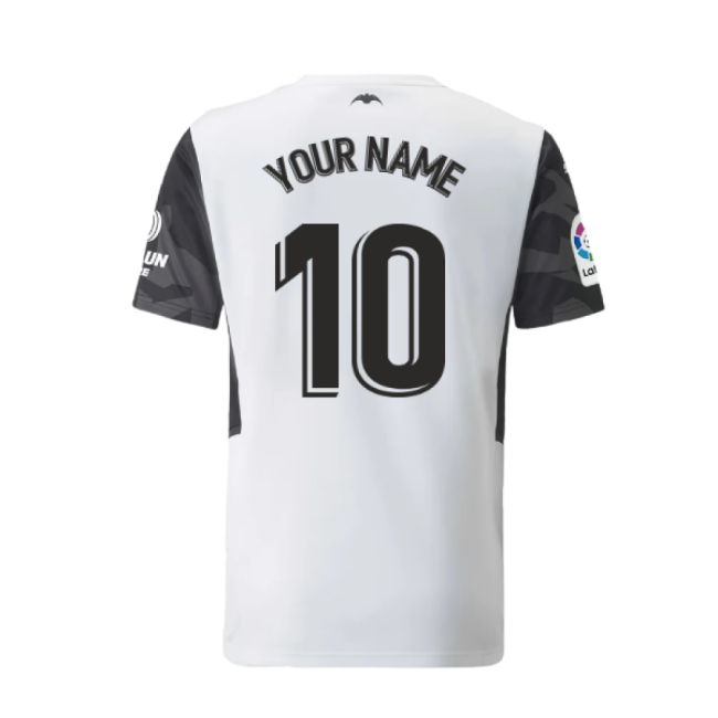2021-2022 Valencia Home Shirt (Kids) (Your Name)
