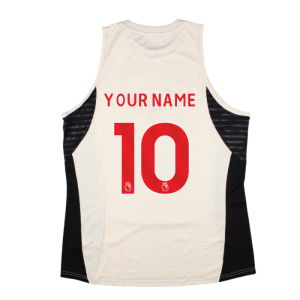 2025-2026 Liverpool Sleeveless Jersey (White) - Womens (Your Name)