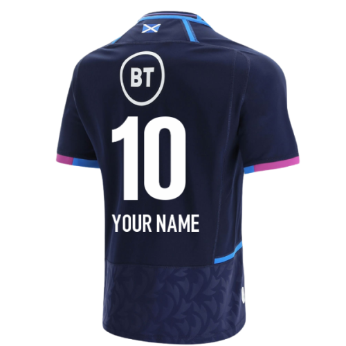 2021-2022 Scotland Home Replica Rugby Shirt (Kids) (Your Name)