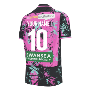 2025-2026 Ospreys Rugby Euro Poly Replica Shirt (Your Name)
