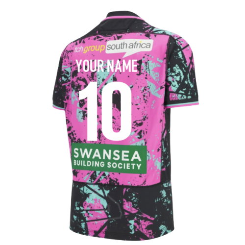 2025-2026 Ospreys Rugby Euro Poly Replica Shirt (Your Name)