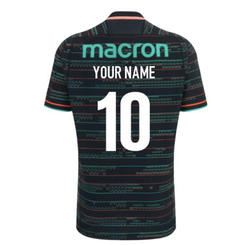 2025-2026 Barbarians Rugby Training Jersey (Black) (Your Name)