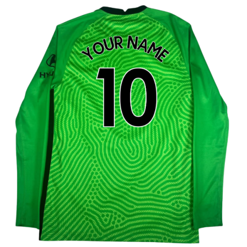 2020-2021 Chelsea Home Goalkeeper Shirt (Green) (Your Name)