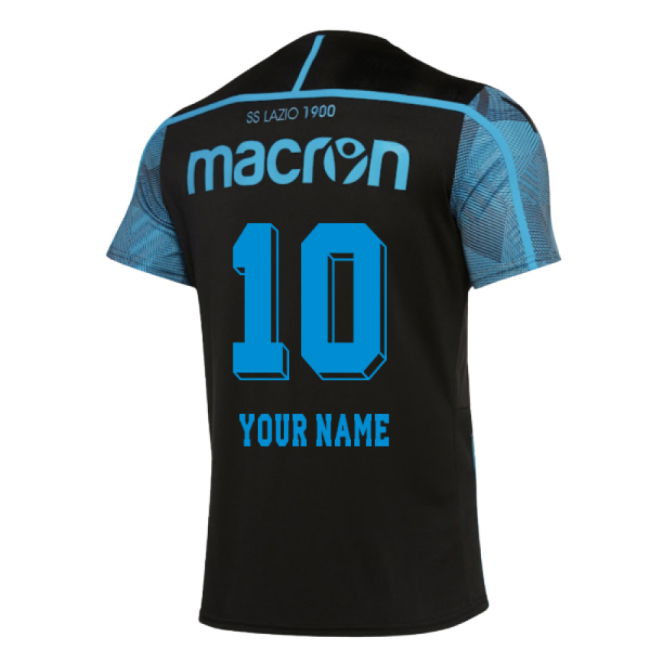 2018-2019 Lazio Training Shirt (Black) (Your Name)