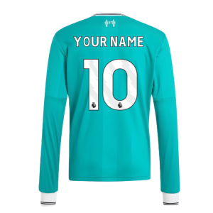 2025-2026 Liverpool Long Sleeve Third Shirt (Kids) (Your Name)