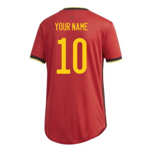 2020-2021 Belgium Home Shirt (Womens) (Your Name)