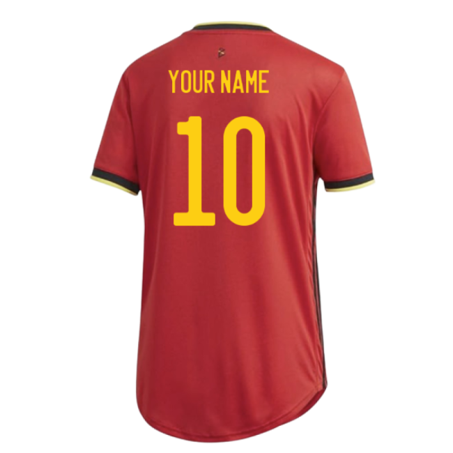 2020-2021 Belgium Home Shirt (Womens) (Your Name)