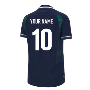 Scotland RWC 2023 Home Rugby Poly Replica Shirt (Ladies) (Your Name)