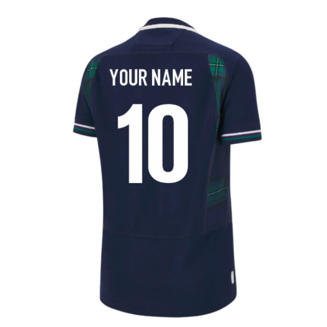 Scotland RWC 2023 Home Rugby Poly Replica Shirt (Ladies) (Your Name)