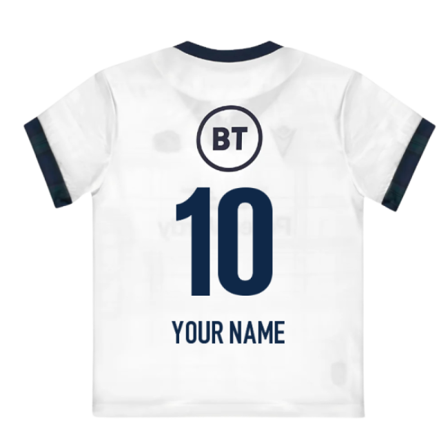 2023-2024 Scotland Rugby Away Mini Shirt (1-2 Years) (Your Name)