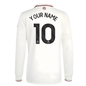 2025-2026 Arsenal Authentic Long Sleeve Third Shirt (Your Name)