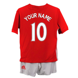 2015-2016 Man Utd Home Mini Kit (Your Name)