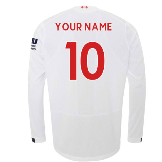 2019-2020 Liverpool Long Sleeve Away Shirt (Kids) (Your Name)