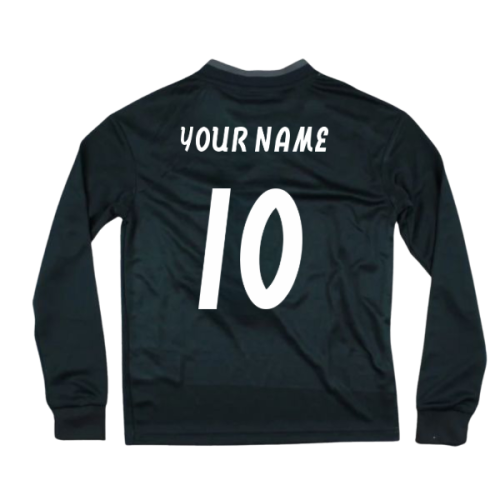 2018-2029 Real Madrid Long Sleeve Away Shirt (Kids) (Your Name)