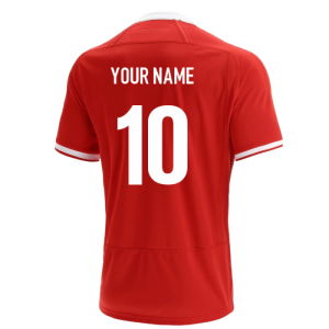 2021-2022 Wales Home Poly Rugby Shirt (Kids)