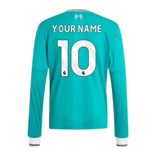 2025-2026 Liverpool Long Sleeve Third Shirt (Kids) (Your Name)