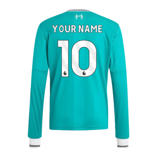 2025-2026 Liverpool Long Sleeve Third Shirt (Kids) (Your Name)