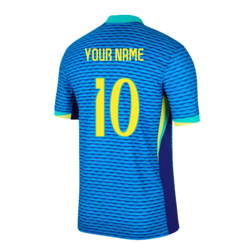 2024-2025 Brazil Away Dri-Fit ADV Match Shirt (Your Name)