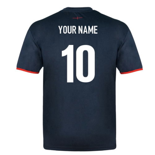 England RFU T-Shirt (Navy) (Your Name)