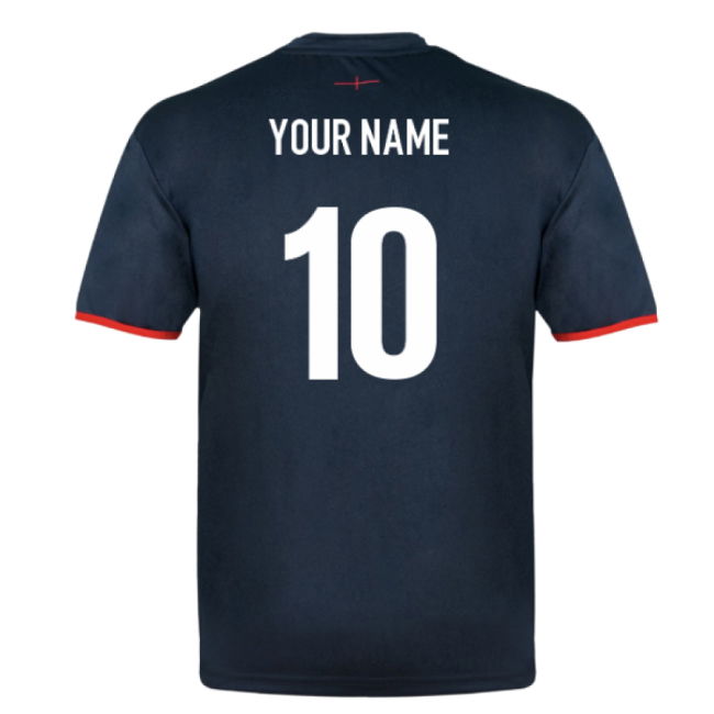 England RFU T-Shirt (Navy) (Your Name)