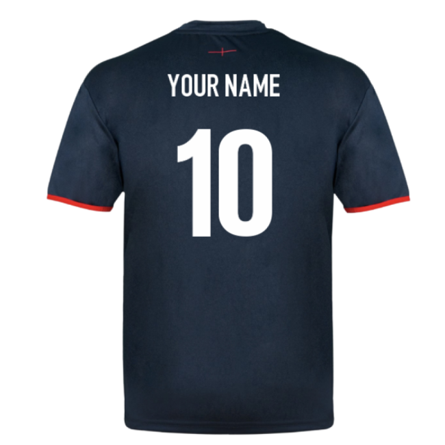 England RFU T-Shirt (Navy) (Your Name)