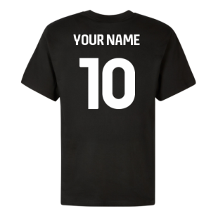 2025-2026 Birmingham City Stadium Crest T-shirt (Black) (Your Name)