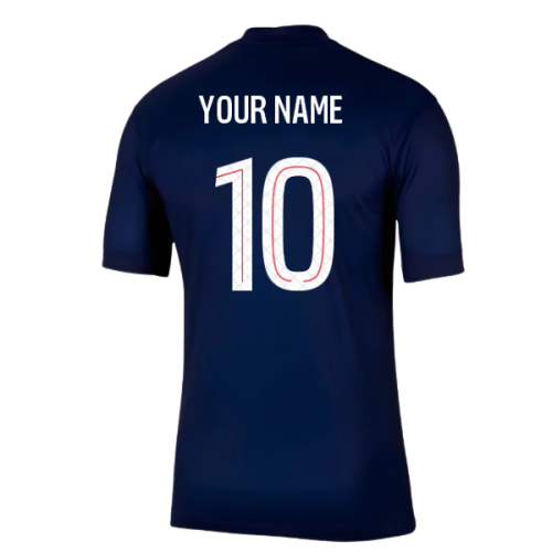 2025-2026 PSG Paris Saint Germain Home Shirt (Your Name)