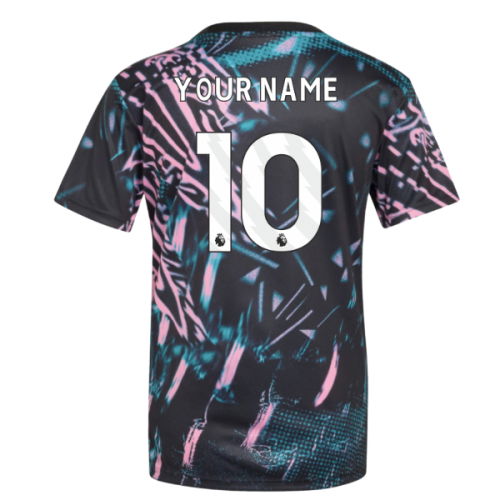 2025-2026 Liverpool Pre Match Shirt (Black) - Womens (Your Name)