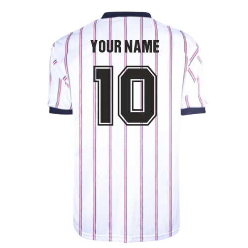 Manchester City 1982 Away Retro Football Shirt (Your Name)