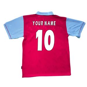 1995-1996 West Ham Centenary Pony Home Shirt (Your Name)