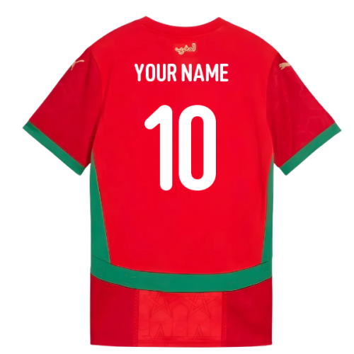 2024-2025 Morocco Home Shirt (Womens) (Your Name)