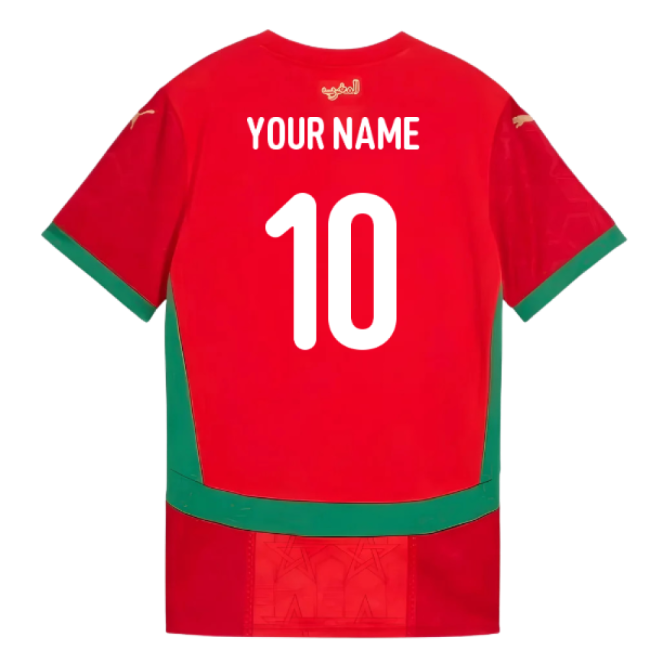 2024-2025 Morocco Home Shirt (Womens) (Your Name)
