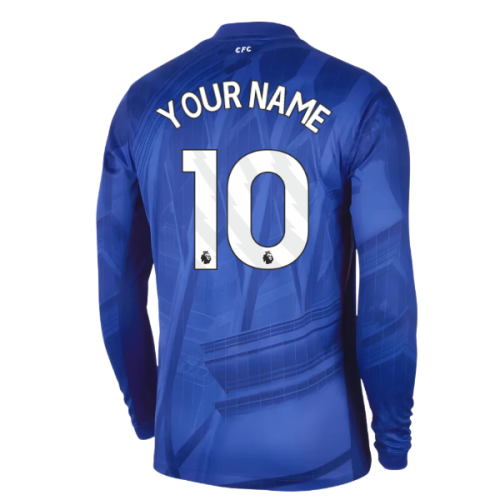 2025-2026 Chelsea Home Long Sleeve Shirt (Your Name)