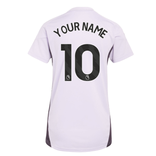 2025-2026 Man Utd Training Jersey (Purple Tint) - Womens (Your Name)
