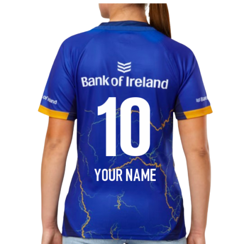 2025-2026 Leinster Home Shirt (Surf The Web) - Womens (Your Name)