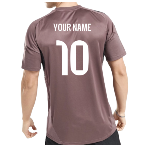 2025-2026 Real Madrid Training Jersey (Shadow Fig) (Your Name)