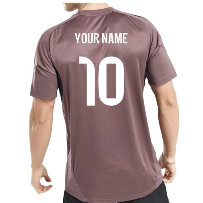 2025-2026 Real Madrid Training Jersey (Shadow Fig) (Your Name)