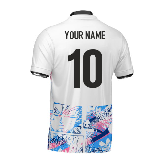 Japan Dragon Ball Z Heritage Football Jersey (Wolvate) Adult Short Sleeve (Your Name)