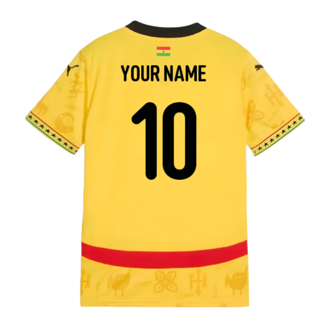 2024-2025 Ghana Away Shirt (Kids) (Your Name)