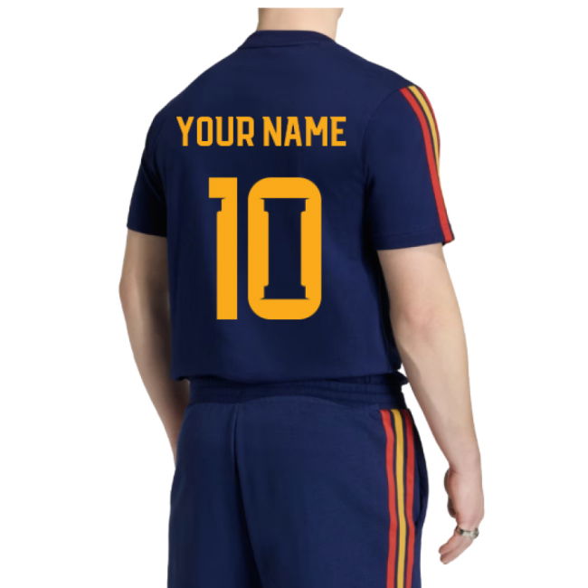 2026-2027 Spain DNA Tee (Dark Blue) (Your Name)