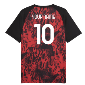 2025-2026 AC Milan Warm Up Jersey (Red)