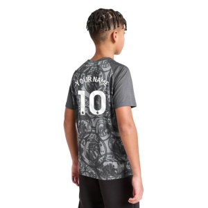 2025-2026 Man City Warm Up Jersey (Gray) - Kids