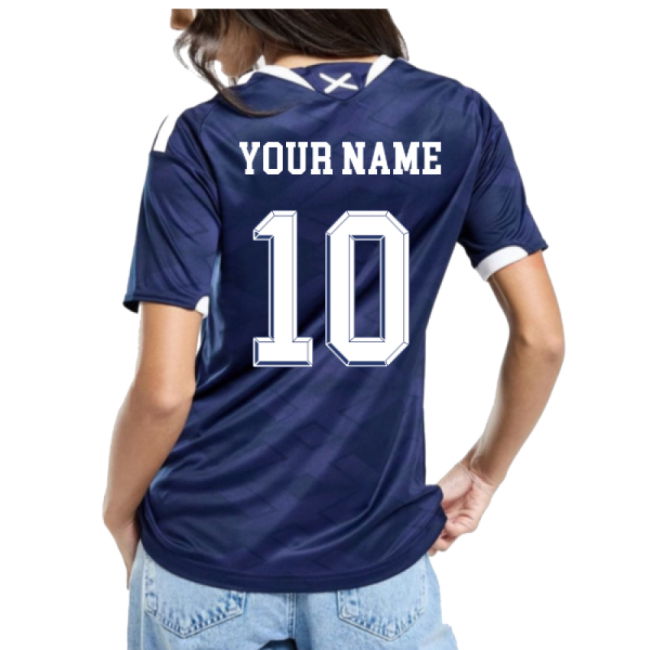 2026-2027 Scotland Home Shirt - Womens (Your Name)