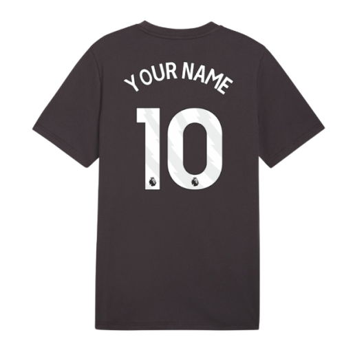 2026-2027 Man City YOH Tee (Dark Gray) (Your Name)
