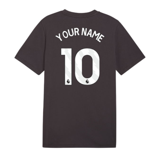 2026-2027 Man City YOH Tee (Dark Gray) (Your Name)