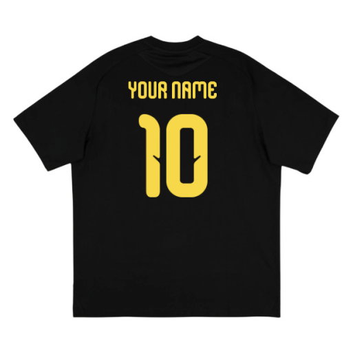 2026-2027 Jamaica Tiro Travel Tee (Black) (Your Name)