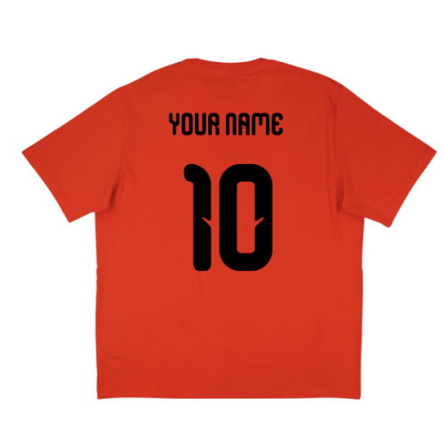 2026-2027 Belgium DNA Graphic Tee (Red) (Your Name)