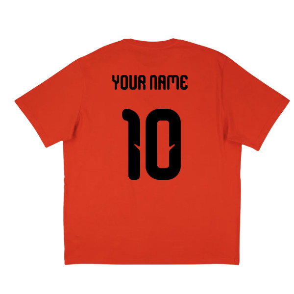 2026-2027 Belgium DNA Graphic Tee (Red) (Your Name)