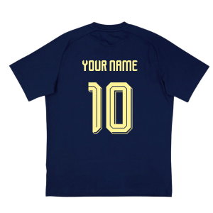 2026-2027 Sweden Tiro Tech Tee (Navy) (Your Name)